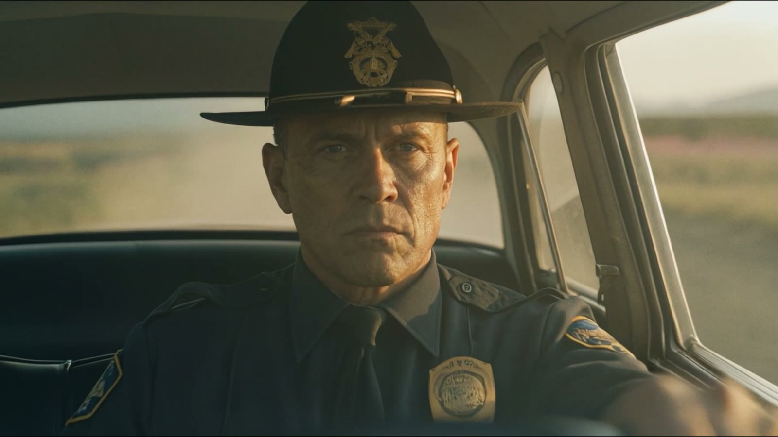 The sheriff at the wheel